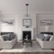 Ekena Millwork Monique Ceiling Medallion (Fits Canopies up to 3 3/4"), Hand-Painted Firebrick, 13 3/4"OD x 1"P CM13MOFIF - alternate 4